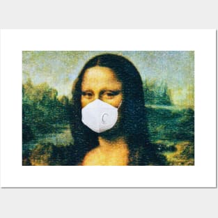 Mona Lisa Mask Posters and Art